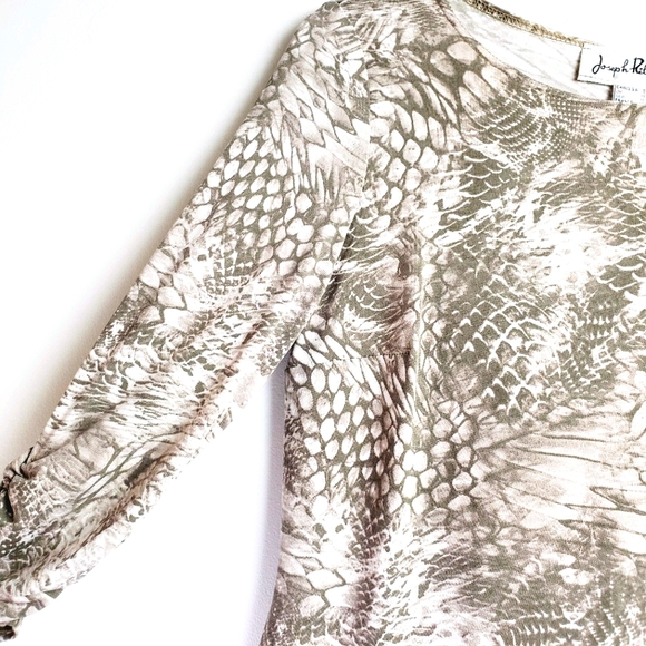 Joseph Ribkoff Snake Print Handkerchief Dress Sz 8 - Picture 4 of 9